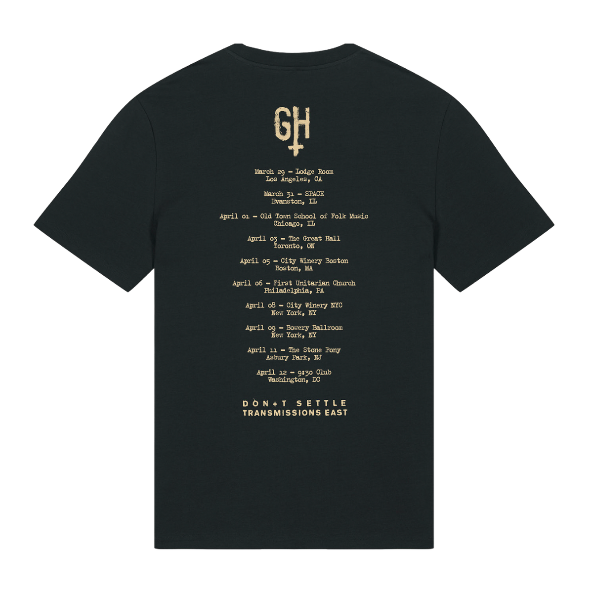 2026 US & CANADA TOUR T-SHIRT