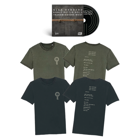 CD + T-SHIRT BUNDLE - DON+T SETTLE (VOL. 2 - TRANSMISSIONS WEST)